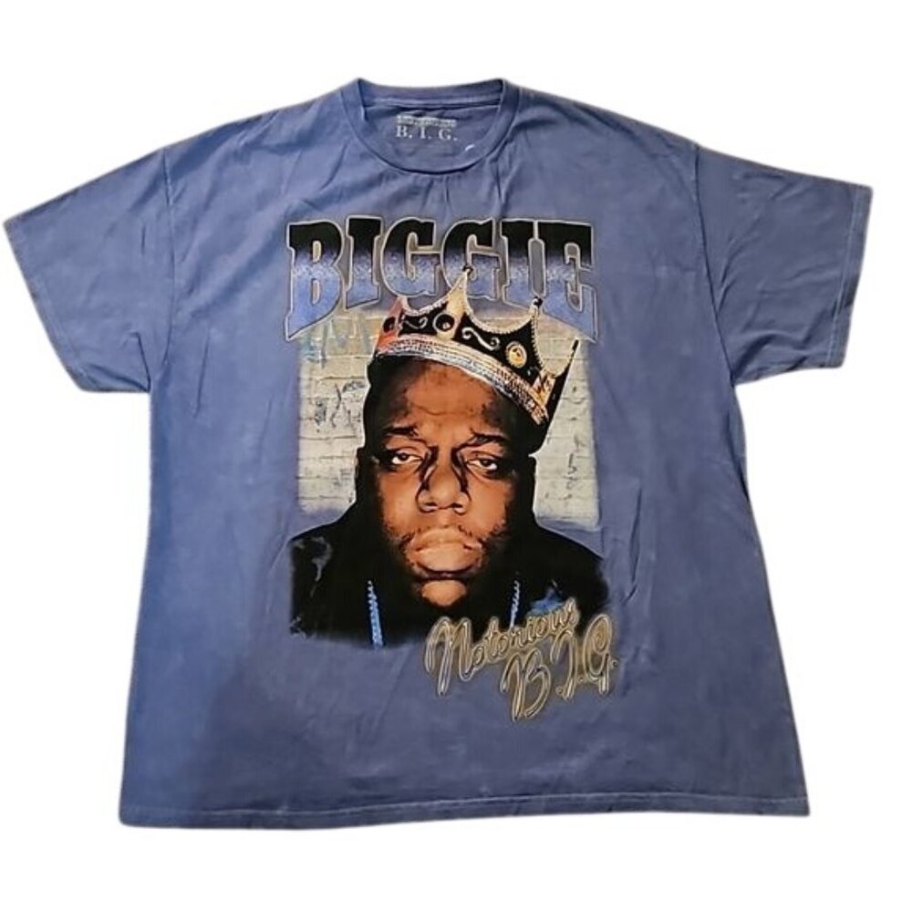 Unisex The Notorious B.I.G. Graphic Band Tee XL New Unisex Biggie Smalls Rap